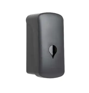 Диспенсер для мыла, мыла-пены Keman А4 с наливной колбой темно-серый 1 л (артикул произодителя 100144-0000)