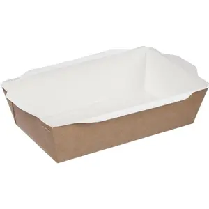 Бумажный контейнер OPSALAD 1000 мл 222x162x55 мм крафт