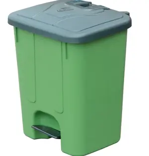 Бак для мусора с крышкой и педалью 40 л зеленый (артикул производителя SW-40)