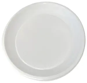 Тарелка пластик d20,5см ПС белая 