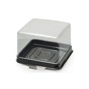 Крышка к контейнеру для кондитерских изделий пластиковая прозрачная 