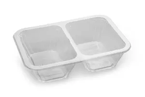 Контейнер под запайку К-187х137х45 50/50 Прозрачный ПП