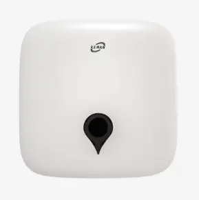 Диспенсер для листовых полотенец КЕМАN V сложения пластиковый белый (артикул производителя 100126-0000)