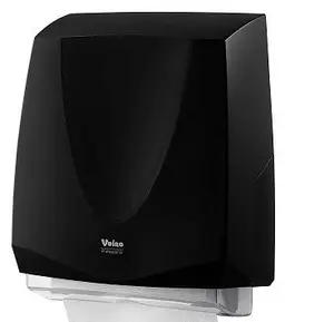 Диспенсер для листовых полотенец V/Z/W сложения VEIRO PROFESSIONAL PRIMA пластиковый черный