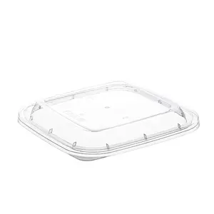 Крышка к конт квадратному 126х126х15 ПП прозрачная 