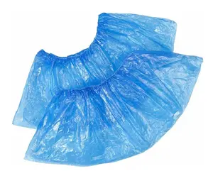 Бахилы 50мкм, двойные, синие (с 2-ой резинкой), 2 000 шт/кор