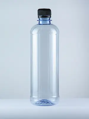 Бутылка ПЭТ 0,5л с УЗКИМ горлом кругл. прозр. 