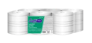 Бумага туалетная в рулоне SoffiPro Comfort 2 сл белая 170 м 12рул/уп (артикул производителя 10901497)
