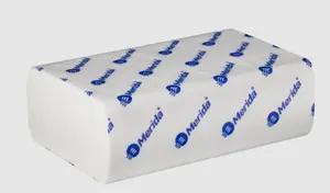 Полотенца бумажные листовые Merida Z-ТОП+ 4000 2 сл белые Z сложения 200 л арт. BP2404