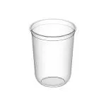 Стакан одноразовый пластиковый 375мл Bubble Cup с U-образным дном глянец