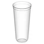 Стакан одноразовый пластиковый 650мл Bubble Cup с U-образным дном глянец