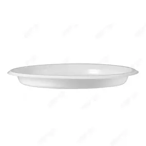 Тарелка пластик d20,5см белая ПП