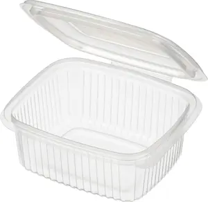 Контейнер ракушка пластиковый 142х126х58мм, 500мл прозрачный 