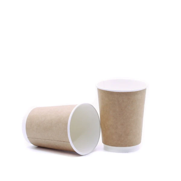 Стакан бумажный 400мл 2-сл крафт d90мм  