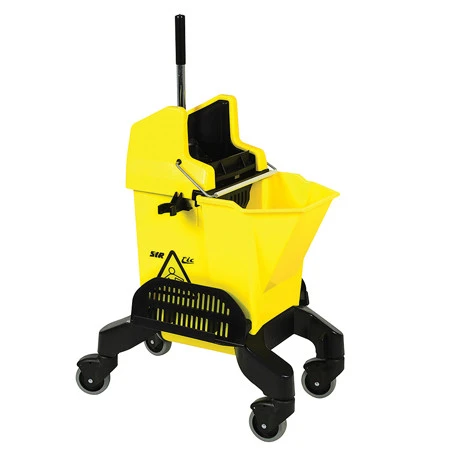 Ведро с отжимом SYR 21 л для Эрго U2 пластиковое желтое арт. 993601SS