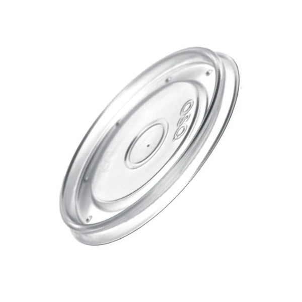 Крышка пластиковая к контейнеру бумажному 700мл Round Bowl крафт d116