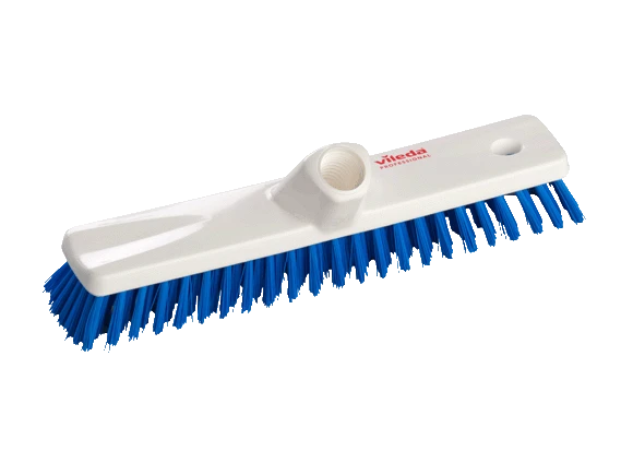 Щетка жесткая Vileda с коротким ворсом 30 см синяя (артикул производителя 145884)