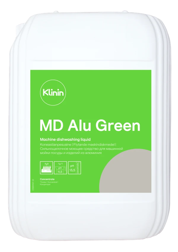 Средство моющее для ПММ Klinin MD Alu Green для алюминиевой посуды 10 л (артикул производителя 205286)