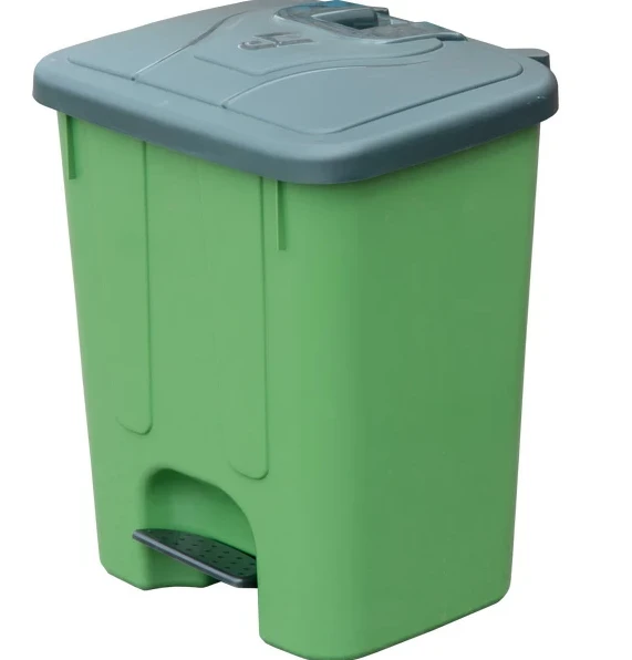 Бак для мусора с крышкой и педалью 40 л зеленый (артикул производителя SW-40)