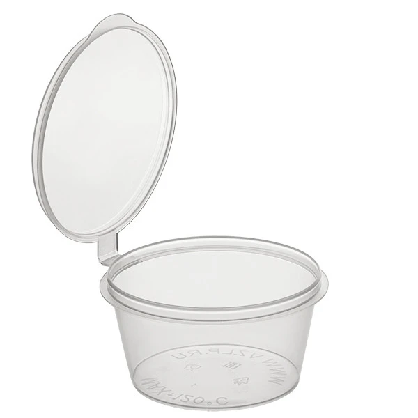 Соусник 80 мл с крышкой прозрачный 1259П