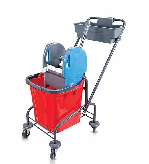 Тележка для уборки Selmop одноведерная 25 л с отжимом+доп.контейнер (артикул производителя TK722)