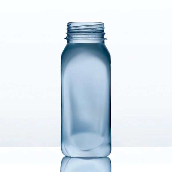 Бутылка ПЭТ 0,2л.с ШИРОКИМ горлом квадратная высокая