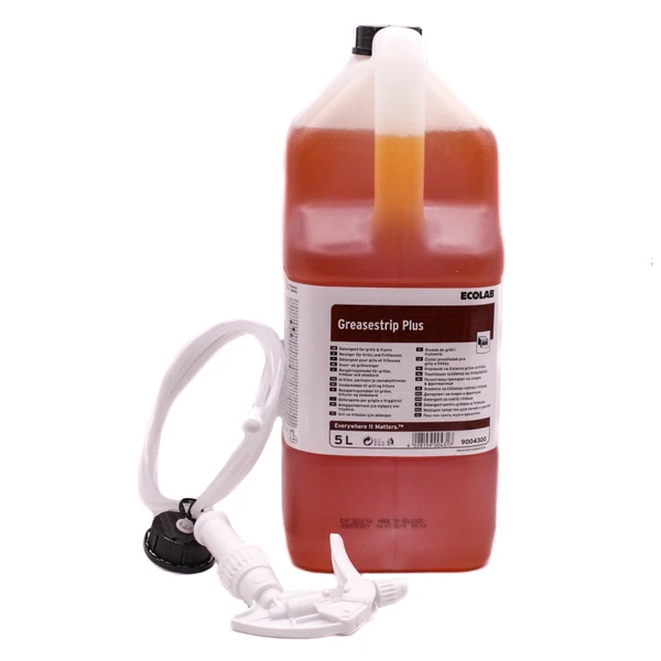 Средство для чистки грилей, плит, духовок Эколаб Greasestrip Plus 5 л (арт 428620502)