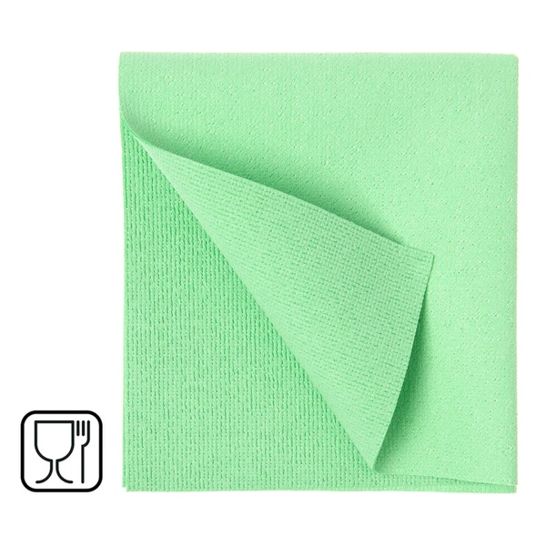 Салфетка для стекол HQ микроволоконная ПУ 35х40см зеленая (артикул производителя 73614)