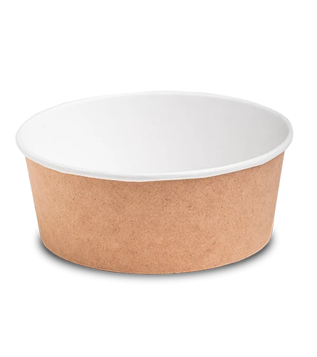 Контейнер бумажный круглый Round Bowl 750 крафт