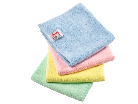 Салфетка Vileda МикроТафф Плюс 38х38 см желтая (артикул производителя 174205)