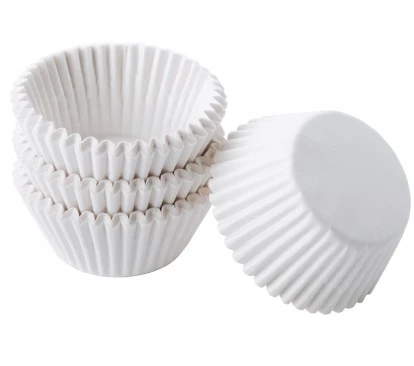 Бумажные тарталетки 50х30мм круглые белые