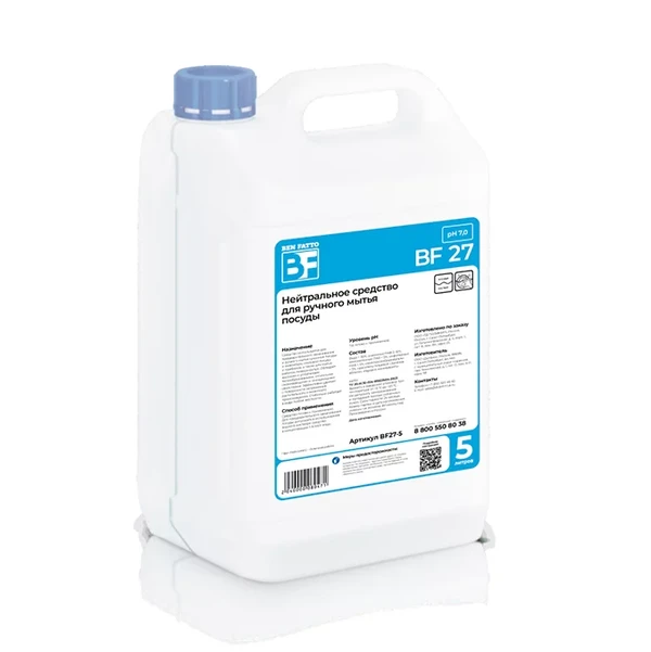 Средство для ручной мойки посуды Ben Fatto AKTIV 5 л (арт BF27-5)