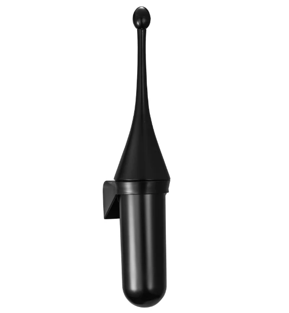 Ерш для унитаза MERIDA пластиковый настенный черный (артикул производителя GHC302.R)