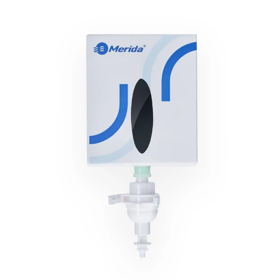 Мыло-пена для рук картридж Merida Harmony Клик Премиум нейтральное синее 0,8 л (артикул производителя LFS101)