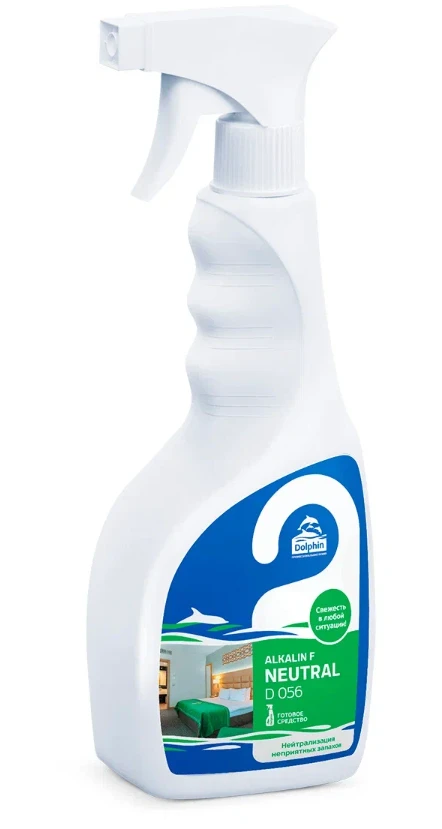 Нейтрализатор запаха Dolphin Alkalin F Neutral с распылителем 0,5 л (арт D056-05)