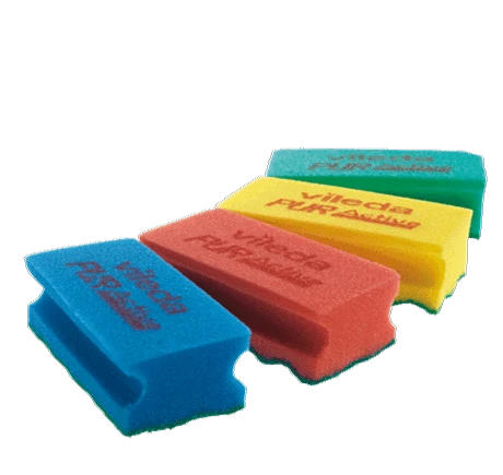 Губка Vileda ПурАктив голубая 63х140х45 мм (артикул производителя 123118)