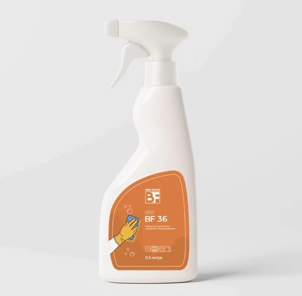 Средство для чистки грилей, плит, духовок Ben Fatto Roven с распылителем 0,5 л (арт BF36-05)