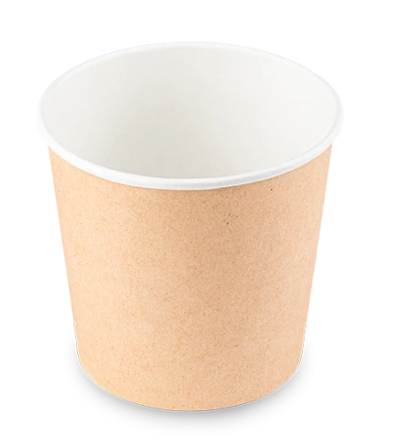 Бумажный контейнер круглый Round Bowl 500мл крафт