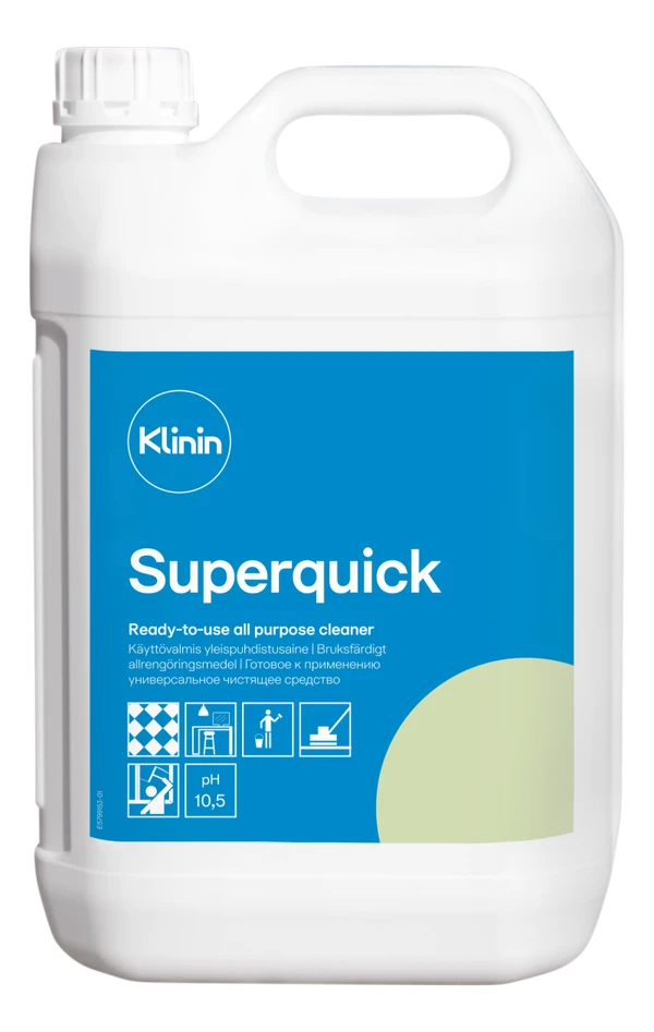 Средство для мытья стекол и зеркал Klinin E1 SuperQuick 5 л (артикул произволителя 205089)