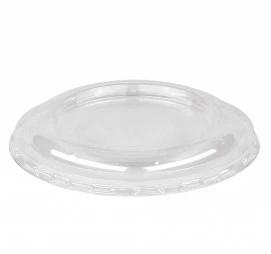 Крышка для контейнера пластиковая круглая d190, 750 мл прозрачная Стиролпласт