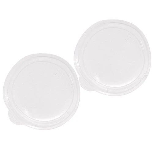 Крышка из полипропилена для бумажного контейнера круглая d121 мм прозрачная