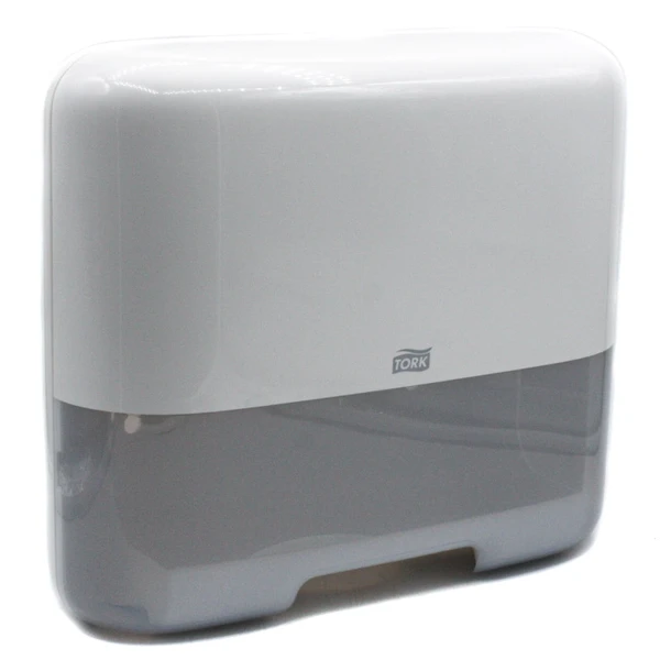 Диспенсер для полотенец TORK Singlefold H3 Elevation мини белый пластик (артикул производителя 553100)