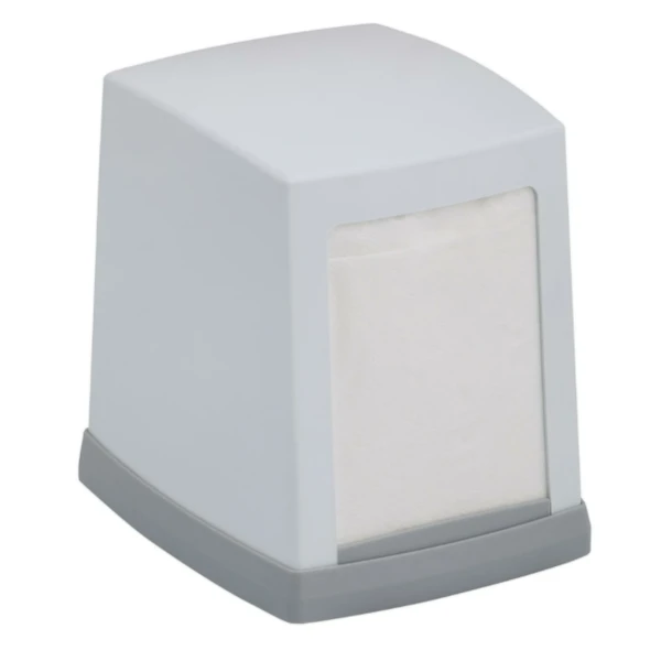 Диспенсер для салфеток настольный VIALLI N2 пластиковый белый (артикул производителя NP80)