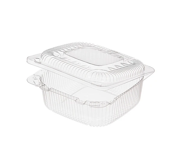 Контейнер ракушка РК-11М пластиковый квадратный 132х131х58 мм прозрачный 