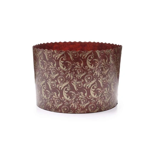 Форма бумажная для выпечки куличей 300г 110х85мм