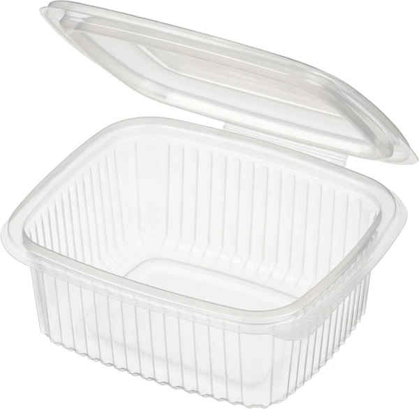 Контейнер ракушка пластиковый 142х126х58мм, 500мл прозрачный 