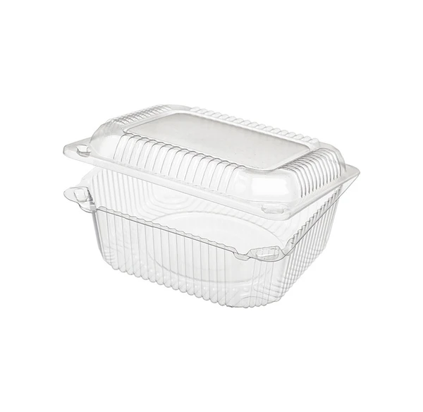 Контейнер ракушка РК-13 пластиковый квадратный 157х136х67 мм прозрачный