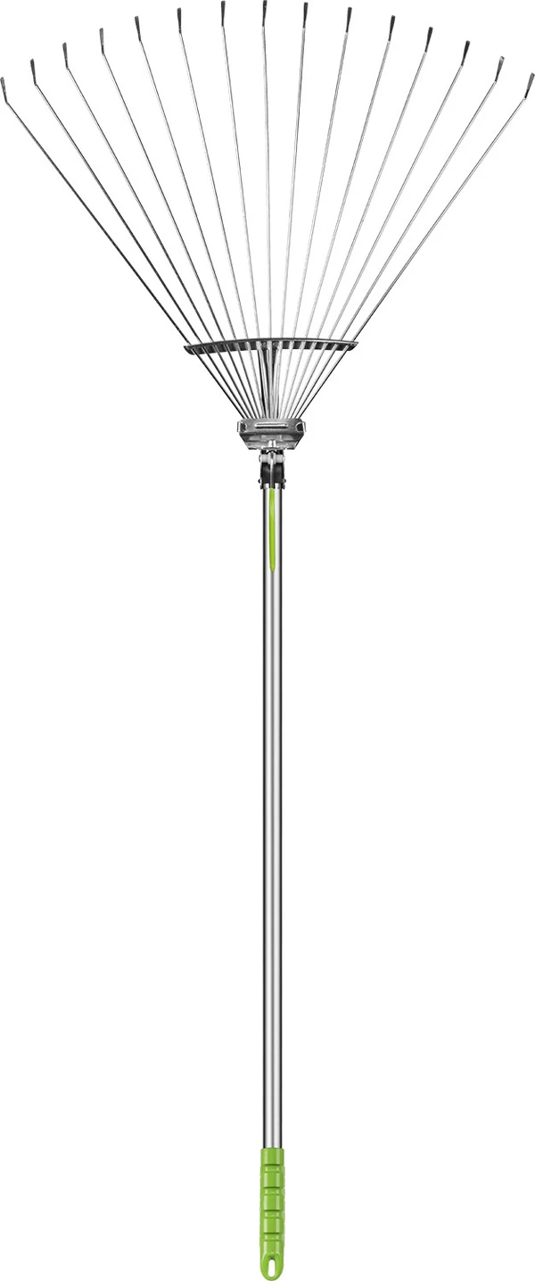Грабли веерные с черенком 15 зубьев 162х60 см (артикул производителя 1704-Ч)