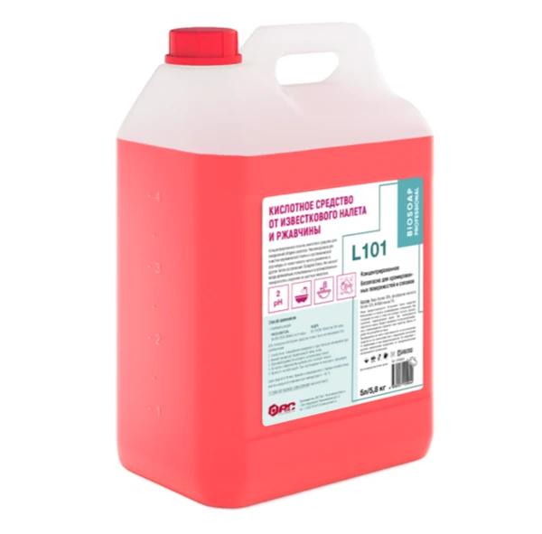 Средство кислотное для санузлов Biosoap К L101 5 л (артикул производителя 9040424)