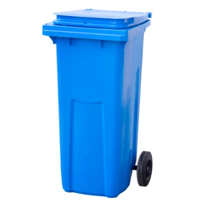 Мусорный контейнер 120л МКТ-120 с П-образным педальным приводом пластиковый синий (артикул производителя МКТ120)